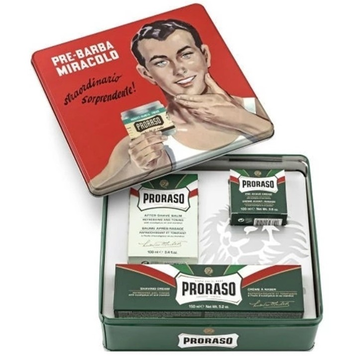 Set Cadou Proraso Vintage Selection Gino Refresh