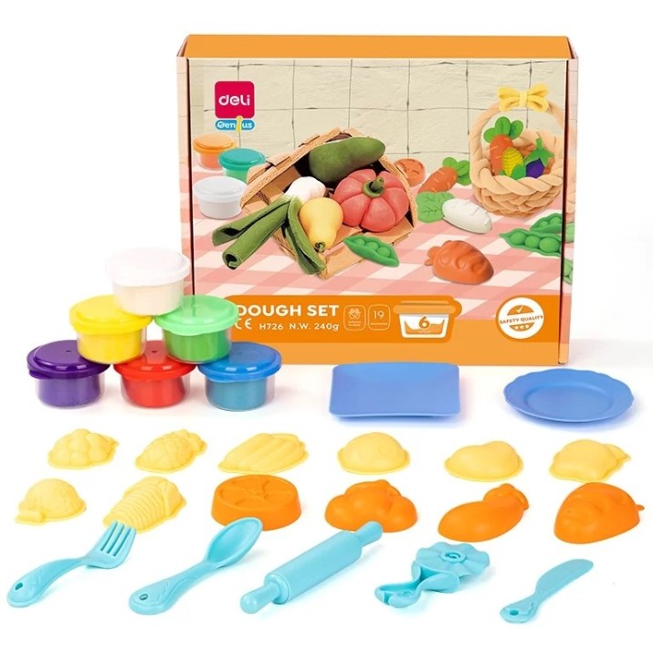 Тесто для лепки Deli Genius DLEH726