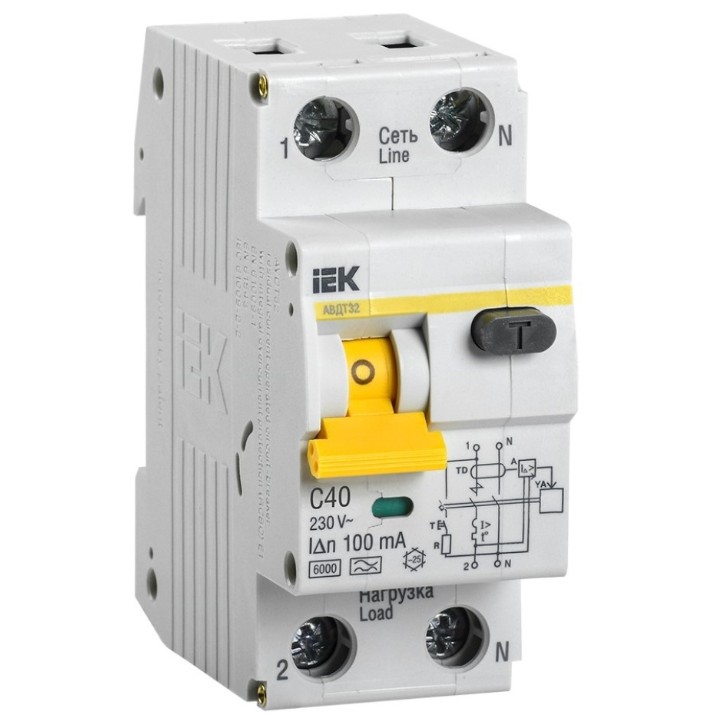 Автоматический выключатель IEK MAD22-5-040-C-100