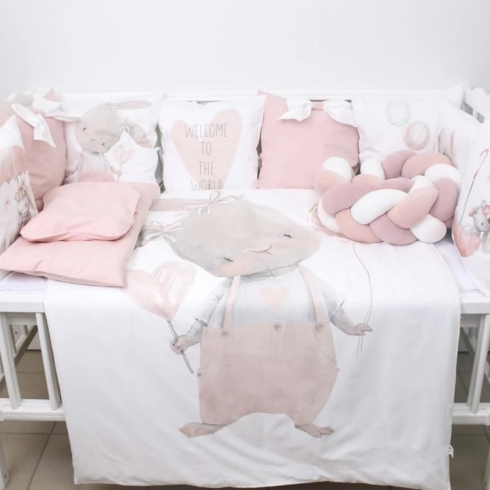 Детское постельное белье Perna Mea Cosita Iepuras Pink
