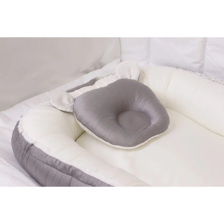 Гнездо для малыша Perna Mea Satin Grey