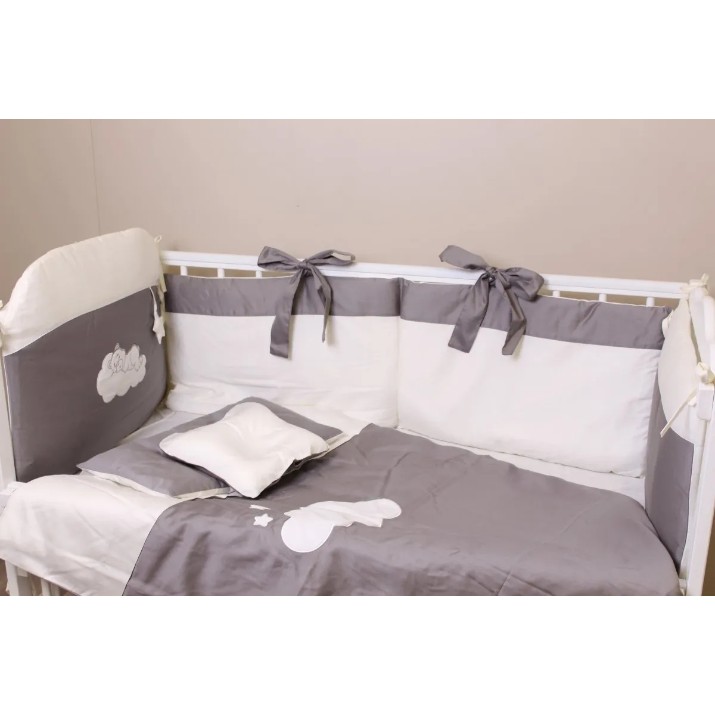 Детское постельное белье Perna Mea Satin Urs Grey