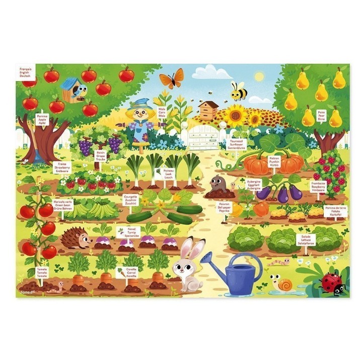 Joc educativ Janod My Magnetic Garden J05463