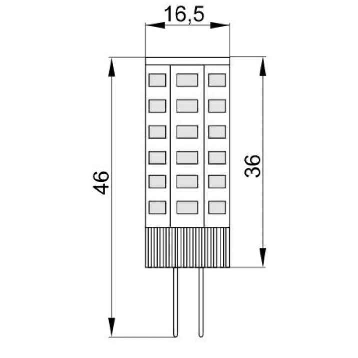 Лампа IEK LLE-CORN-5-012-40-G4