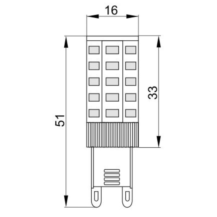 Bec IEK LLE-CORN-5-230-30-G9