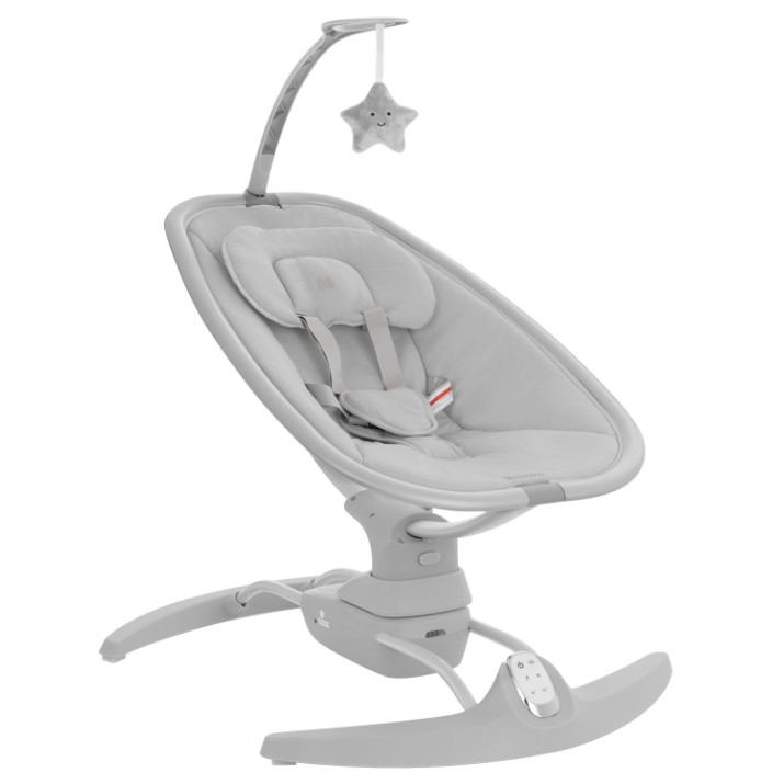 Детское кресло-качалка Kikka Boo Spinny Grey