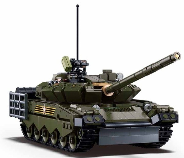 Set de construcție Sluban Основной боевой танк T-80BVMs (B1178)
