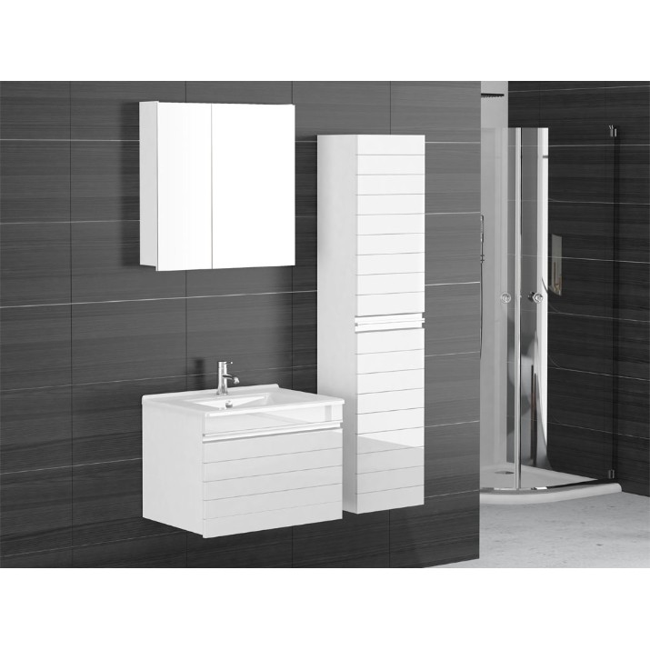 Dulap cu oglindă Petek Artes 65 white (08258)
