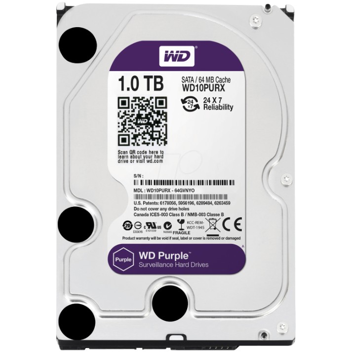 HDD Western Digital Purple 1Tb (WD10PURU)