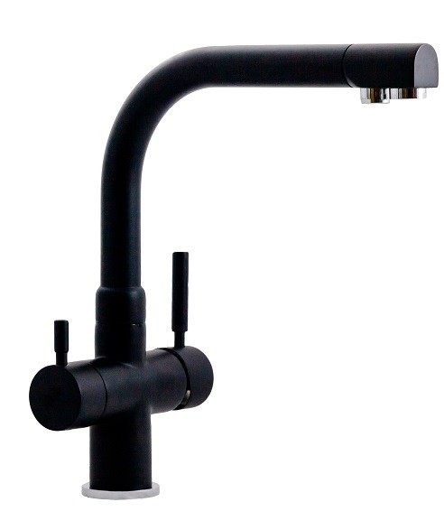 Смеситель для кухни Hoff 3301B Antracit