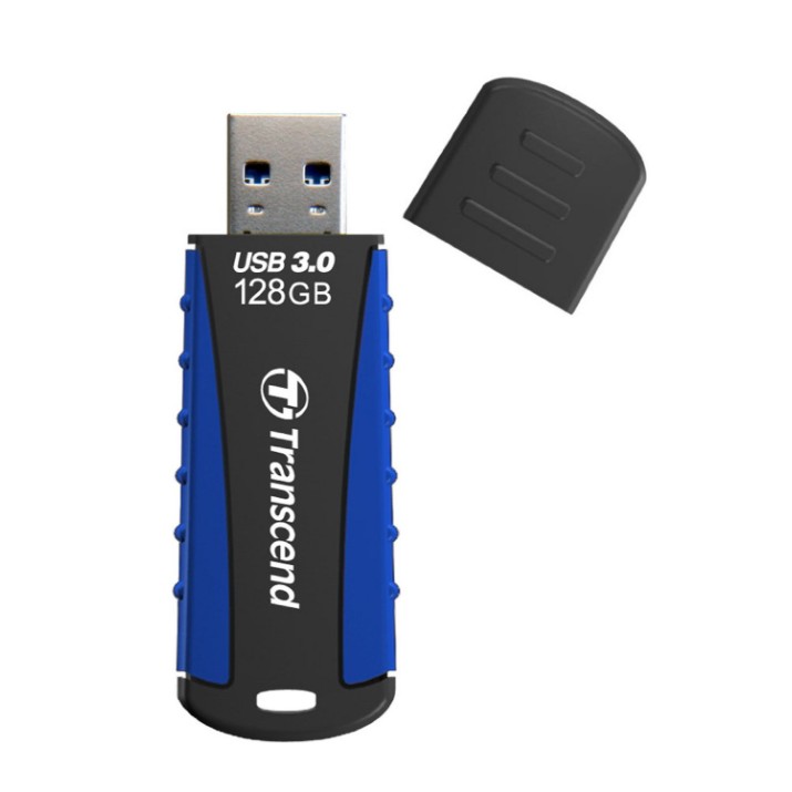 Флеш-накопитель Transcend JetFlash 810 128Gb Black-Blue