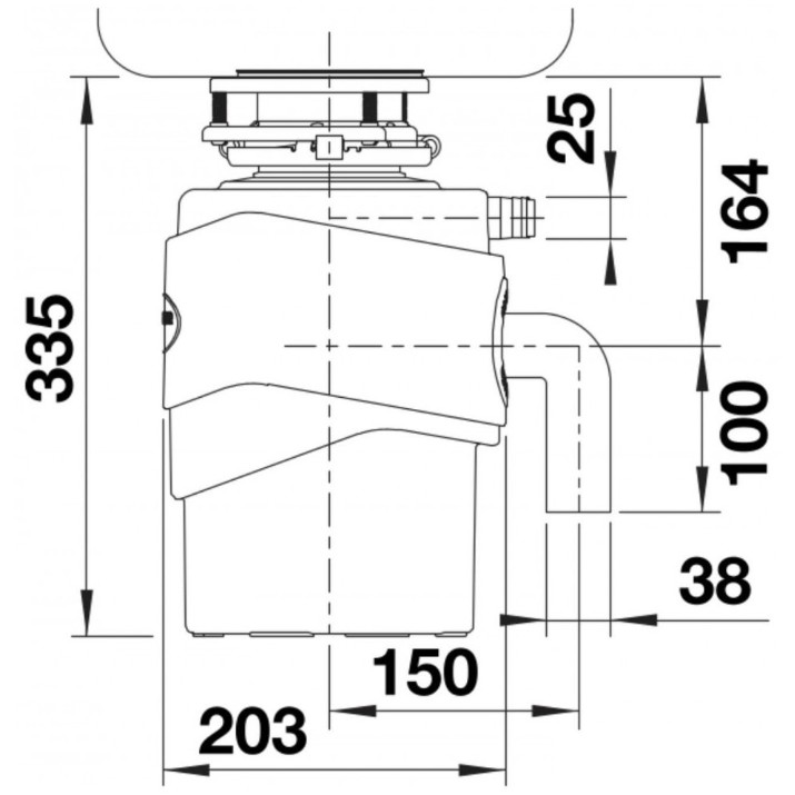 Tocătoare resturi alimentare Blanco FWD Max (526648)