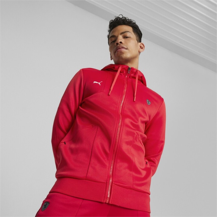 Мужская толстовка Puma Ferrari Style Hdd Sweat Jacket Rosso Corsa L