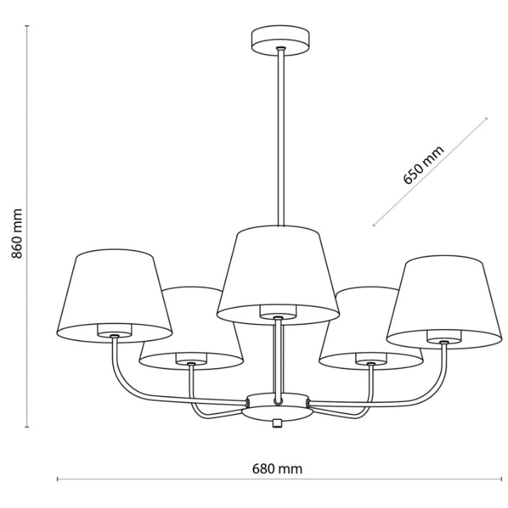 Люстра Tk-Lighting Chicago (3989)