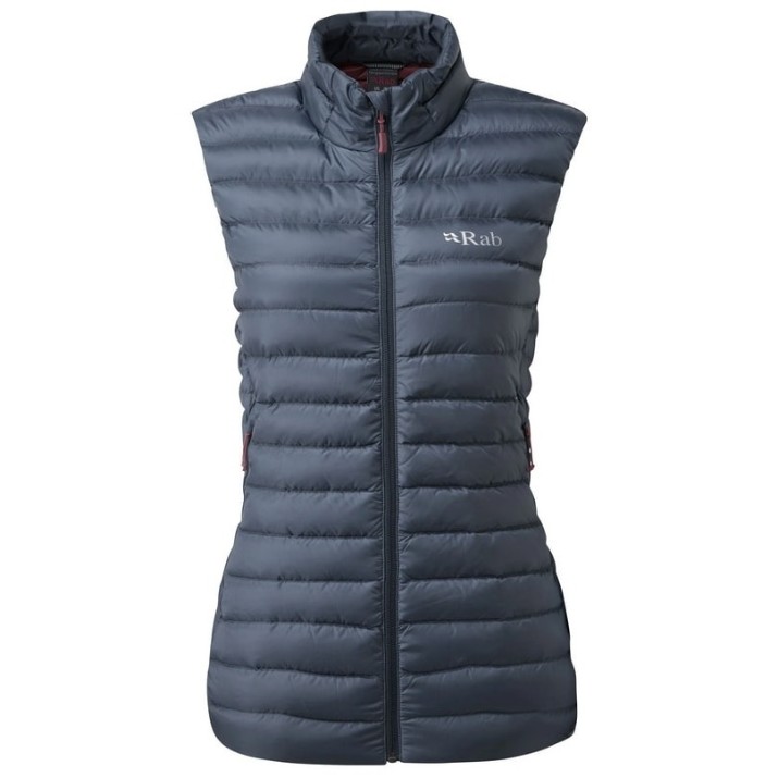 Vesta pentru femei Rab Microlight Down Vest Steel 08