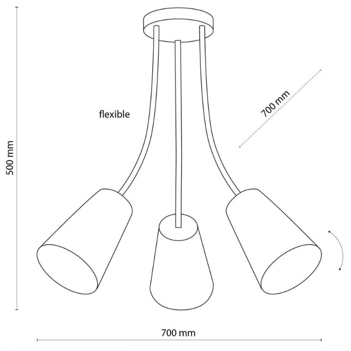 Lustră Tk-Lighting Wire Kids (TK-6024)