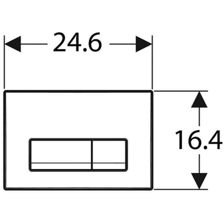 Кнопка смыва Geberit Delta50 (115.119.21.1)