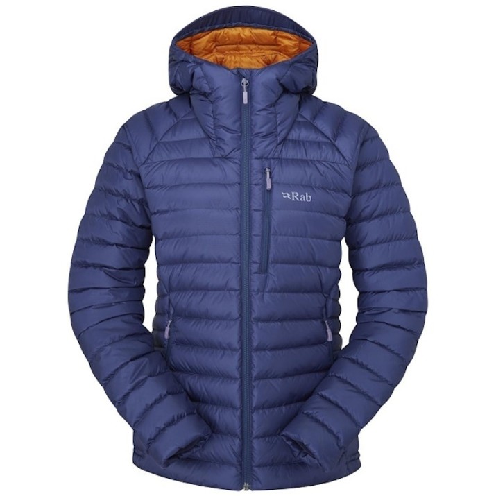 Geacă pentru dame Rab Microlight Alpine 08 Patriot Blue Marmalade
