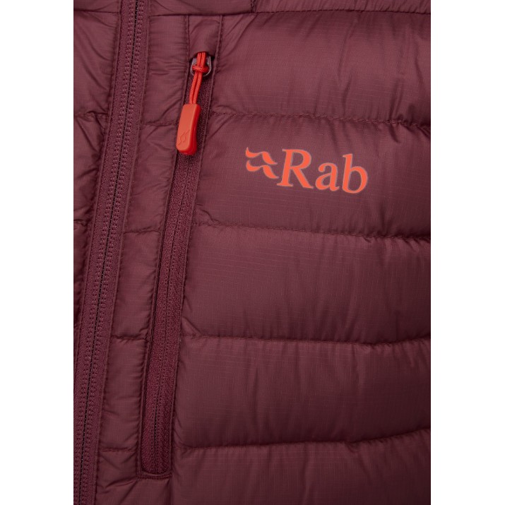 Geacă pentru dame Rab Microlight Alpine Long 08 Deep Heather