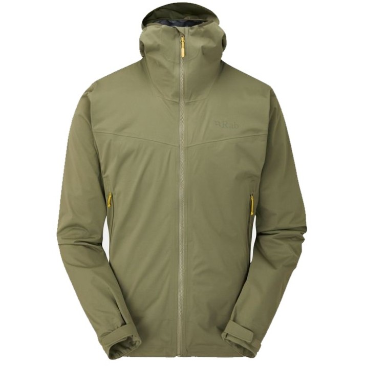 Мужская ветровка Rab Kinetic 2.0 Light Khaki XL