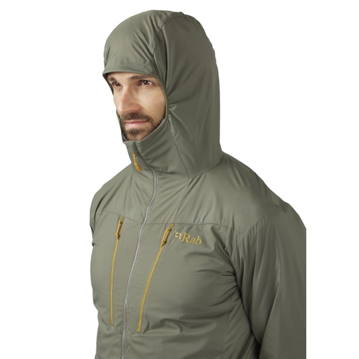 Jachetă pentru bărbați Rab Vapour-Rise Alpine Light M Light Khaki