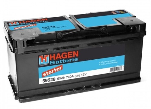 Автомобильный аккумулятор Hagen 59529 Starter