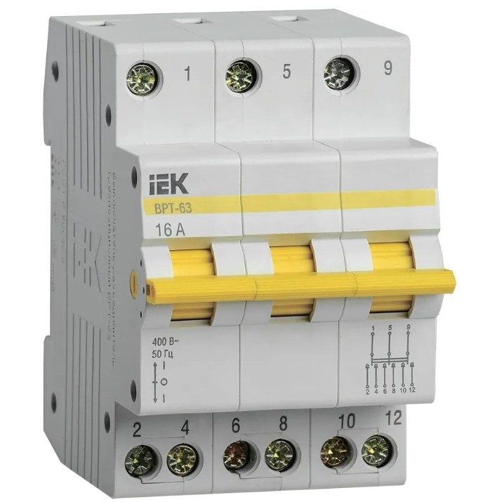 Выключатель-разъединитель IEK MPR10-3-016