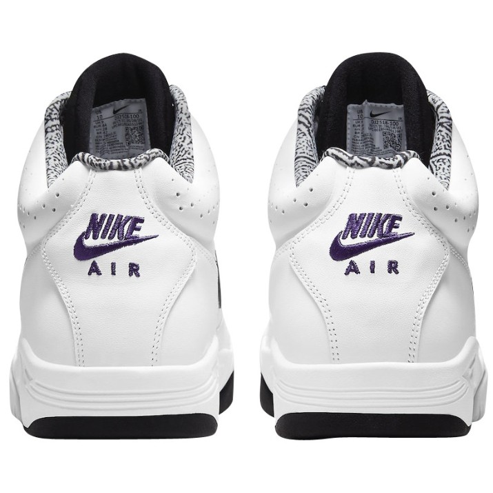 Ботинки мужские Nike Air Flight Lite Mid White/Black, s.44.5