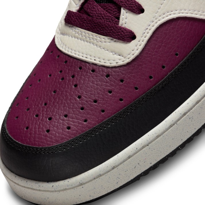 Ботинки мужские Nike Court Vision Mid Nn Dark Maroon/White/Black, s.43