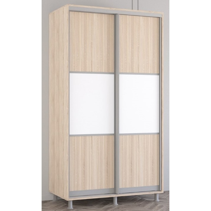 Dulap cu uşi glisante Mobildor-Lux Aron 120x230 Oak Sonoma/White (aron1726) K