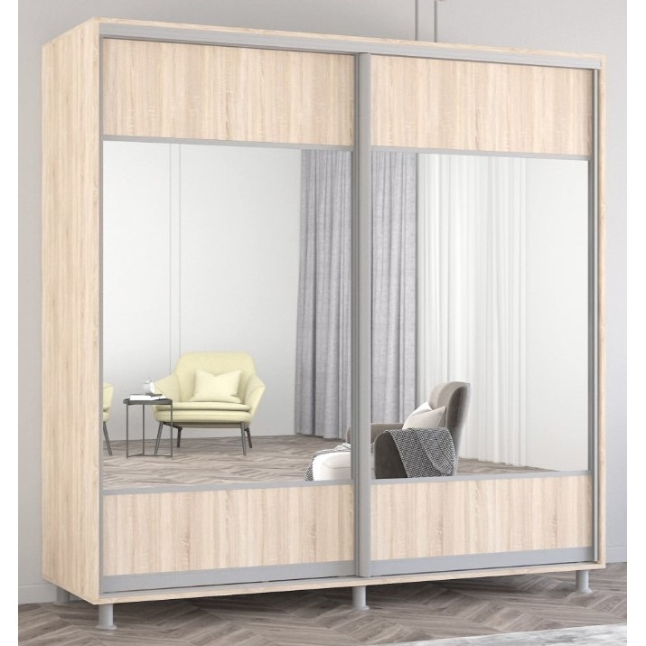 Шкаф-купе Mobildor-Lux Aron 230x210 Oak Sonoma (aron924) K1