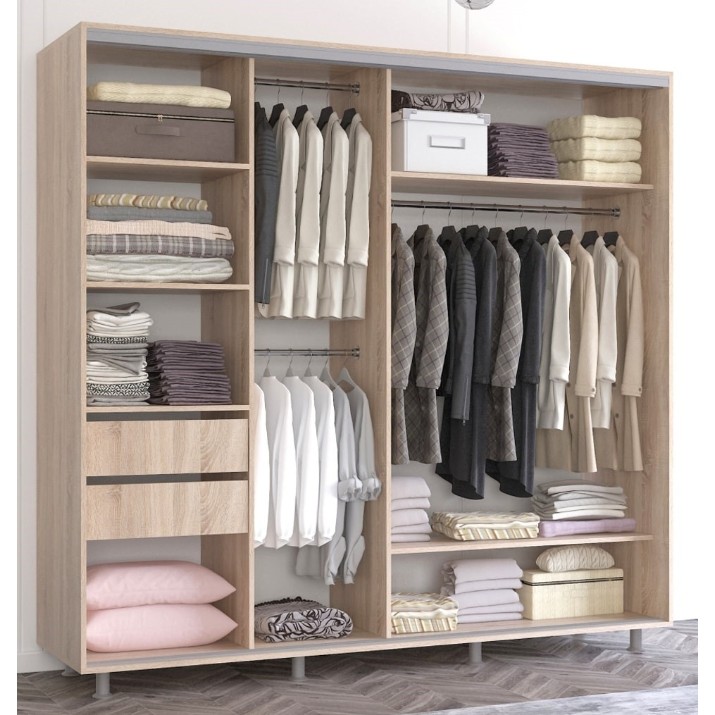 Шкаф-купе Mobildor-Lux Aron 230x230 Oak Sonoma (aron926) K1