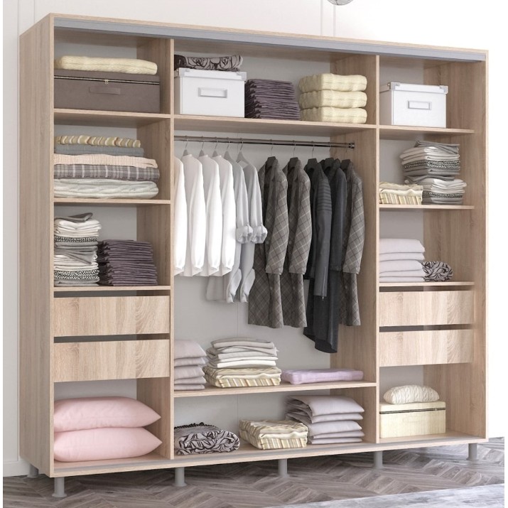 Шкаф-купе Mobildor-Lux Aron 240x210 Oak Sonoma (aron2222) K1