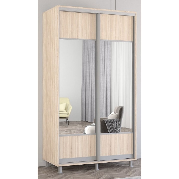 Dulap cu uşi glisante Mobildor-Lux Aron 110x220 Oak Sonoma (aron394) K1