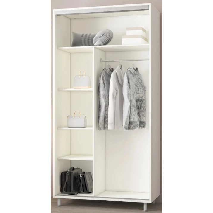 Шкаф-купе Mobildor-Lux Aron-P 110x230 White/Oak Sonoma (aronp3241) K
