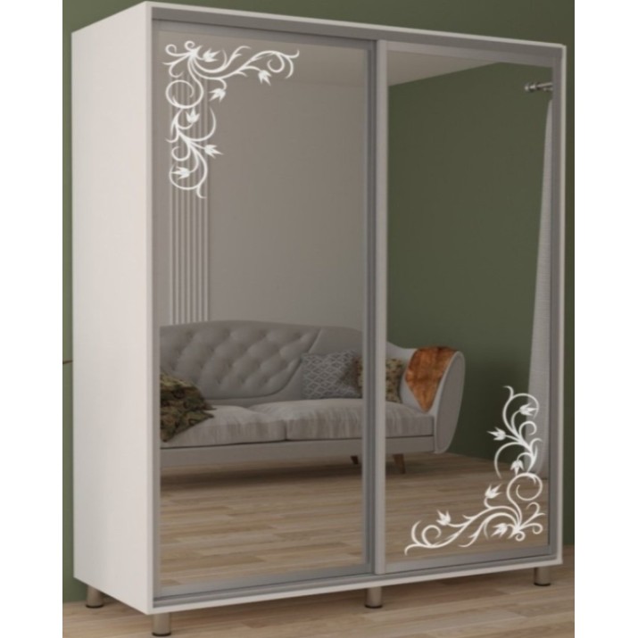 Шкаф-купе Mobildor-Lux Aron 210x240 White+Picture (aron1082)