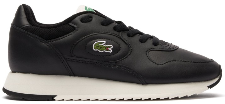 Adidași pentru bărbați Lacoste Men's Linetrack Leather Black 42