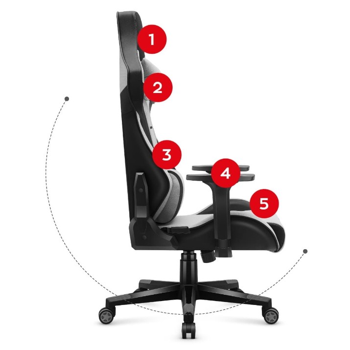 Scaun de birou Huzaro Force 7.6 Grey