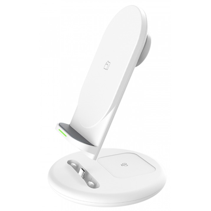 Зарядное устройство WiWU Power Air 3in1 Wireless Charger White