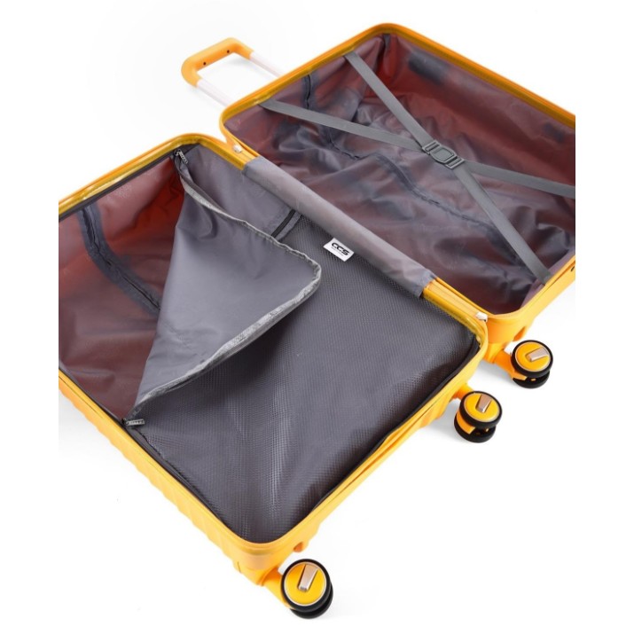 Set de valize CCS 5235 Set Yellow