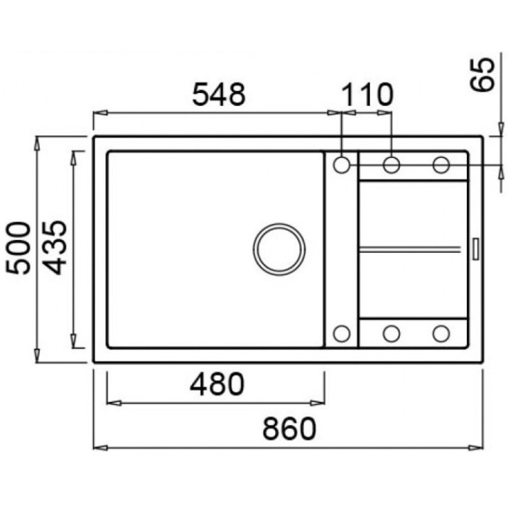 Кухонная мойка Elleci Unico 410 43 Tortora (LGU41043)