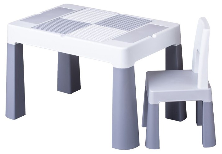 Детский столик со стулом Tega Baby Multifun Eco Grey (MF-004-106)