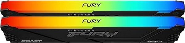 Оперативная память Kingston Fury Beast 16Gb DDR4-3200MHz Kit (KF432C16BB2AK2/16)