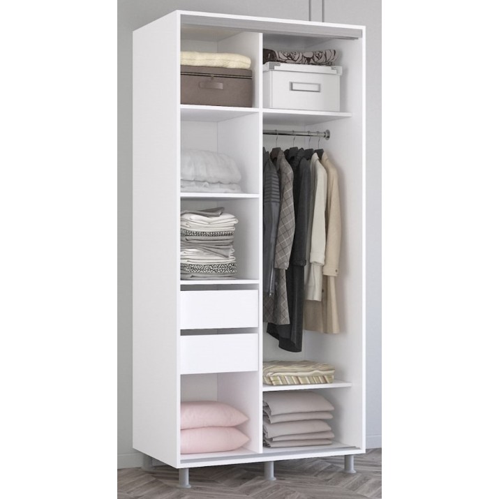 Шкаф-купе Mobildor-Lux Aron 100x200 White (aron588) K2