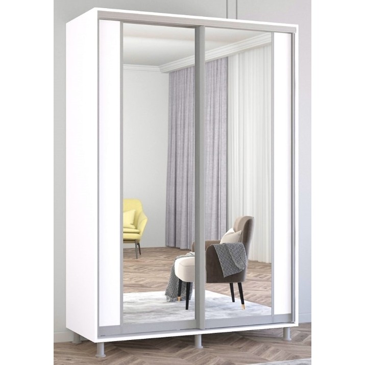 Dulap cu uşi glisante Mobildor-Lux Aron 150x230 White (aron1129) K2