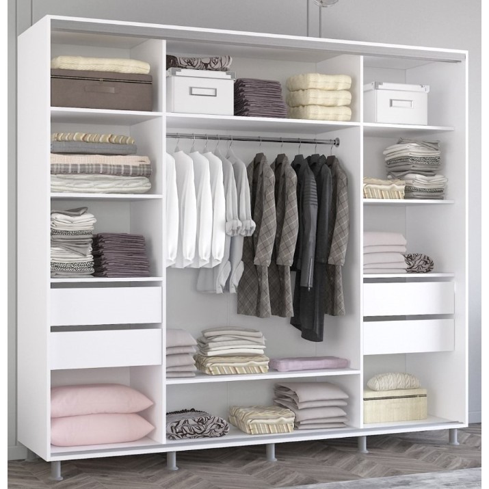 Шкаф-купе Mobildor-Lux Aron 240x240 White (aron1754) K2