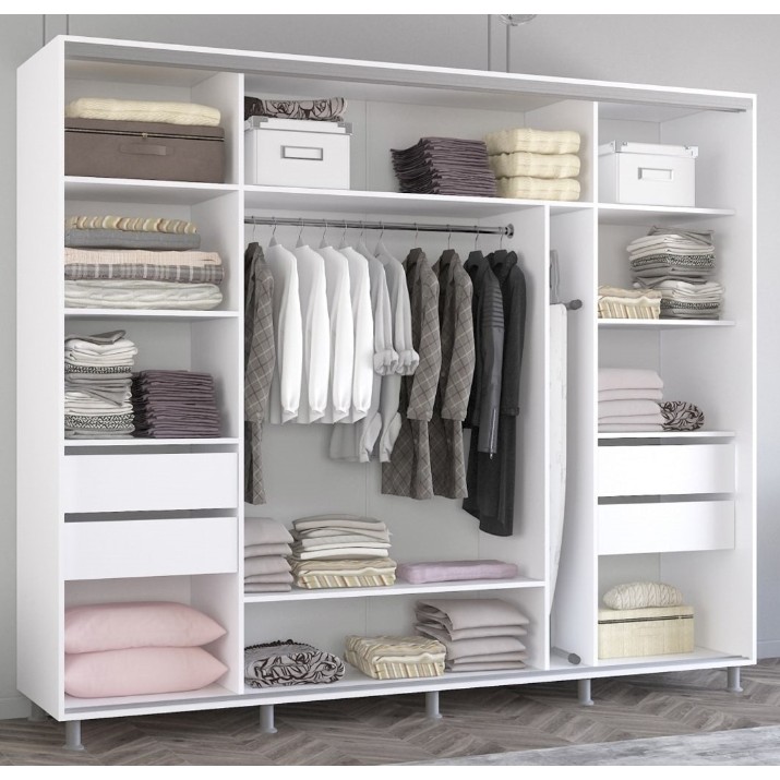 Шкаф-купе Mobildor-Lux Aron 260x220 White (aron3752) K2