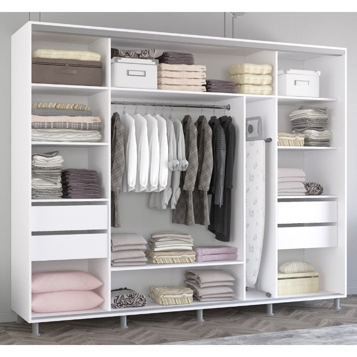 Шкаф-купе Mobildor-Lux Aron 270x240 White (aron2730) K2