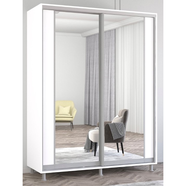 Шкаф-купе Mobildor-Lux Aron-P 170x240 White (aronp2444) K2