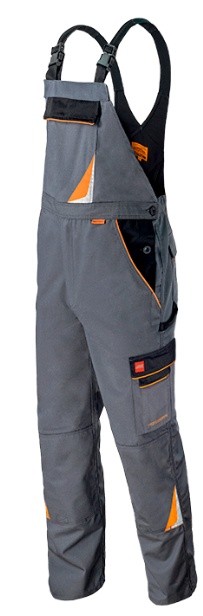 Полукомбинезон рабочий Art.MaSter Professional Grey/Steel/Orange/Black 56